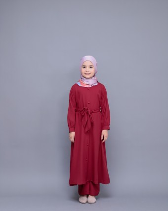 The Mulan 1.0 Kids Red Maroon