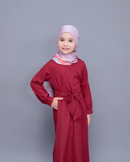 The Mulan 1.0 Kids Red Maroon