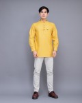 Maleeq Kurta Mustard