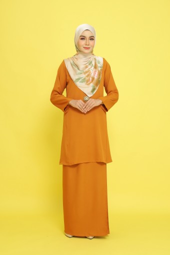 Malis Kurung Pahang Brick Orange