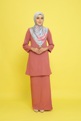 Malis Kurung Pahang Dusty Rose