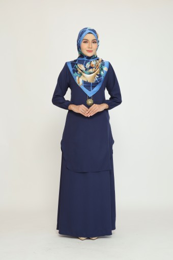 Nawraa Suit Navy Blue