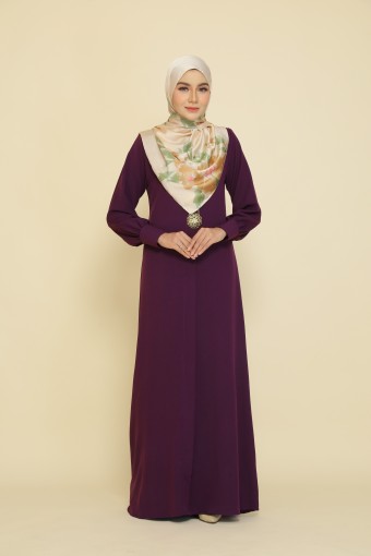 Daleea Dress Dark Purple