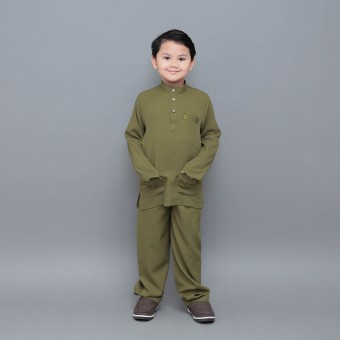 Sayf Baju Melayu Seaweed Green