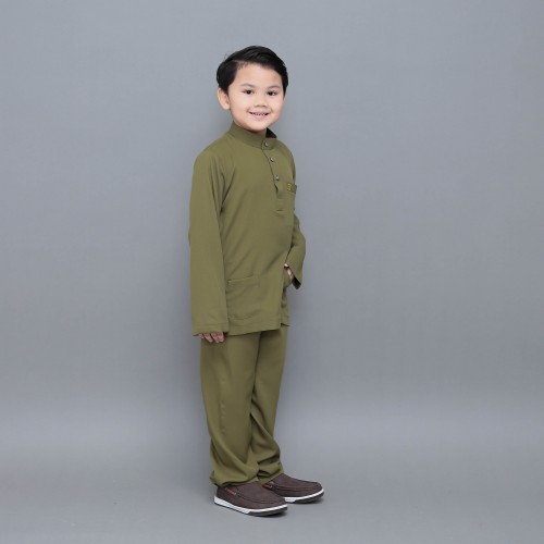 Sayf Baju Melayu Seaweed Green