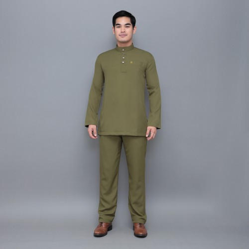 Quds Baju Melayu Seaweed Green