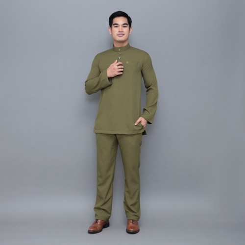 Quds Baju Melayu Seaweed Green