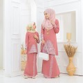 Kalthum Sulam Kurung Dusty Rose