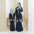 Puspa Sulam Kebaya Navy Blue Kids