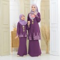 Puspa Sulam Kebaya Dark Purple