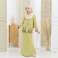 Puspa Sulam Kebaya Green Wasabi Kids