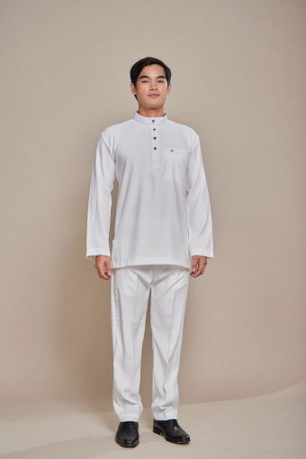 Nuh Baju Melayu Off White