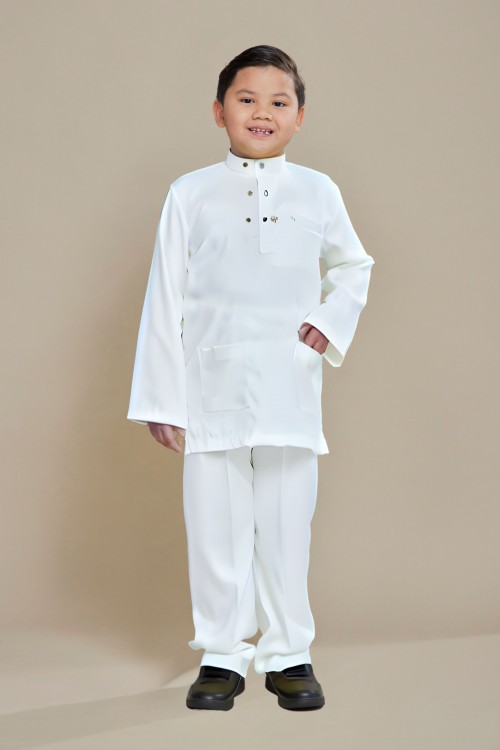 Hud Baju Melayu Off White