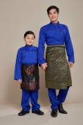 Hud Baju Melayu Royal Blue