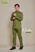 AS-IS ITEM Nuh Baju Melayu Olive Green