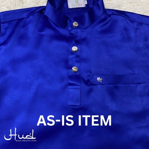 AS-IS ITEM Hud Baju Melayu Royal Blue