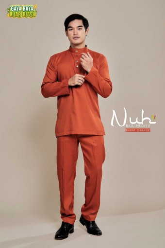 AS-IS ITEM Nuh Baju Melayu Burnt Orange