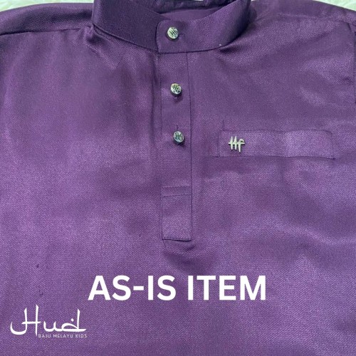 AS-IS ITEM Hud Baju Melayu Dark Purple