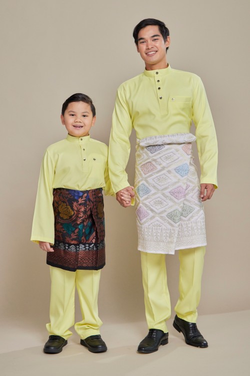 Nuh Baju Melayu Soft Yellow