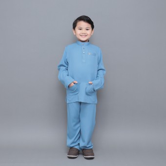 Sayf Baju Melayu Kids Sky Blue