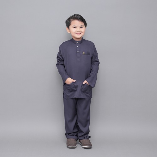 Sayf Baju Melayu Grey