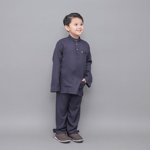 Sayf Baju Melayu Grey