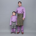 Quds Baju Melayu Orchid Purple