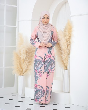 Fatma Bateeq Kebarung Pastel Pink