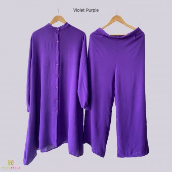 Hayna Suit Ironless Violet Purple