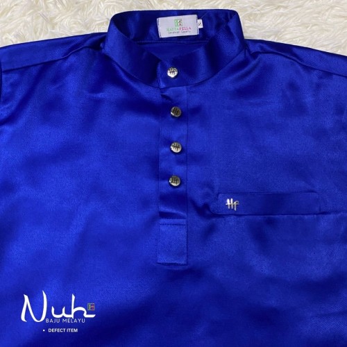 AS-IS ITEM Nuh Baju Melayu Royal Blue