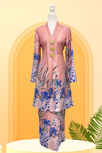 Luviya Kebarung Batik Malaysia Rose Gold