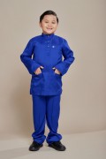 Hud Baju Melayu Royal Blue