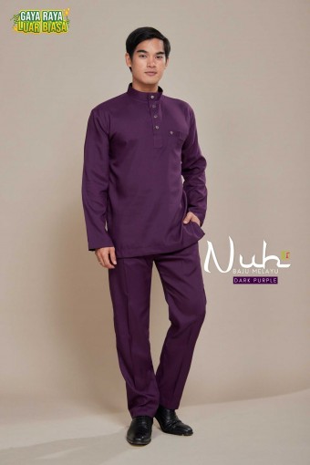 AS-IS ITEM Nuh Baju Melayu Dark Purple