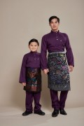 Nuh Baju Melayu Dark Purple