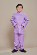 Hud Baju Melayu Lavender Purple