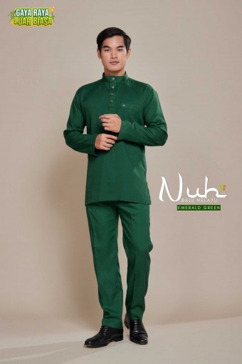 AS-IS ITEM Nuh Baju Melayu Emerald Green