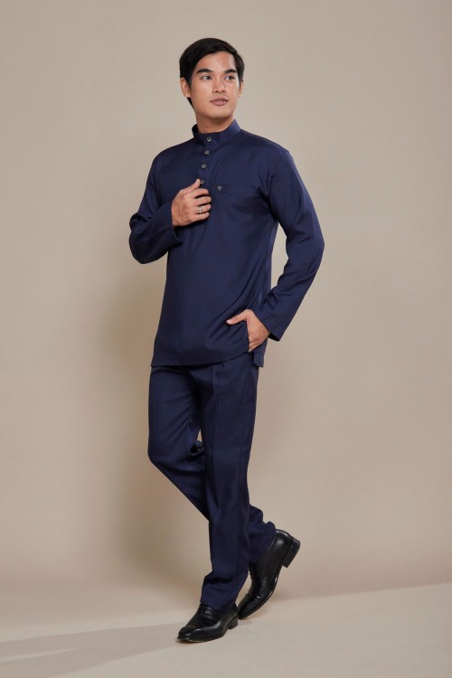 Nuh Baju Melayu Navy Blue