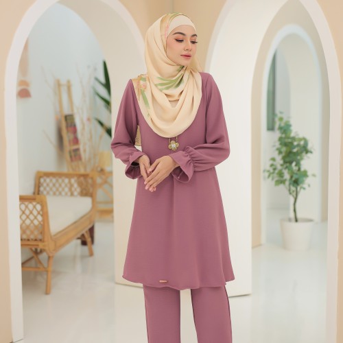 Rayhar Suit Ironless Dusty Pink