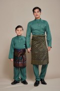 Hud Baju Melayu Dusty Green