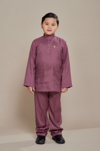 Hud Baju Melayu Lilac