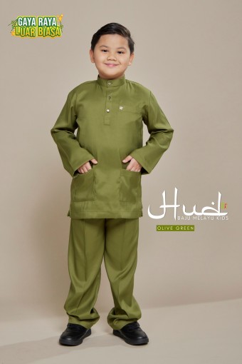 AS-IS ITEM Hud Baju Melayu Olive Green