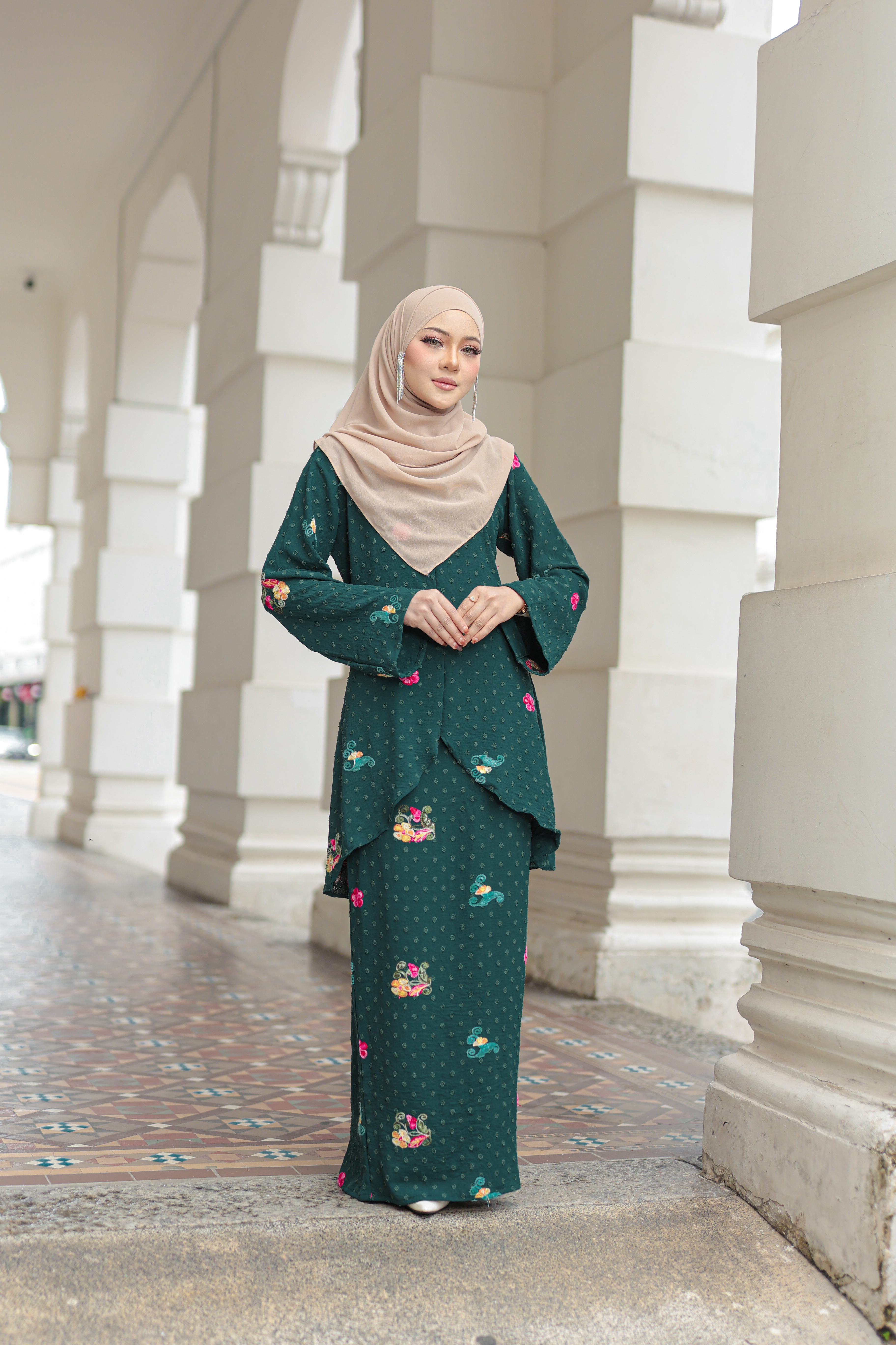 Jubah emerald green hotsell